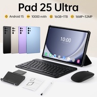 10.1 Inch Android Tablet Murah 16GB 1TB Gaming 2K Screen 5G Call Quad Speaker 10000mAh Ready Stock 1