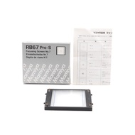 MINT Mamiya RB67 Pro S Focusing Screen No.7 6×8 Mat, Box, Manual from Japan MINT Mamiya RB67 Pro S S