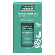 DẦU BẠC HÀ Peppermint / CÂY TRÀ Tea Tree / CHANH Lemon 100% TỰ NHIÊN - NGUYÊN CHẤT Thursday Plantati