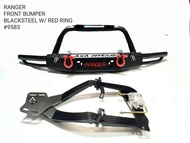 Ranger Ford 2023-2024 Front Bumper Nudge Bar Hard Steel Na May Red Ringsthailand Made