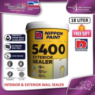18L Nippon Paint 5400 Wall Sealer - EXTERIOR SEALER + Freegift