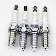 Engine Spark Plug 4pcs/lot Dual Iridium Spark Plug 12290-RBJ-003 DILFR6F11G for Hon.da for Insight 1