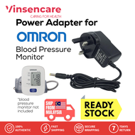 Vinsencare UK 3พินอะแดปเตอร์แปลงไฟสำหรับเครื่องวัดความดันโลหิต Omron BPM JPN500 7121 Hemm-8712 HEM-6161 Hem.-6221เครื่องวัดความดันโลหิต6V 500ma AC DC เครื่องวัดความดันโลหิต OMRON ที่ชาร์จอะแดปเตอร์สำหรับพลังงาน