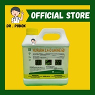[ORIGINAL] 4L Nufarm Amine 60 /Racun Rumpai Sama Kenso Hextar Amine Rarity Amine tanaman Kelapa Sawi