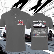 polo for men Sports Nissan GTR Nissan Polo Shirt GTR Fashion Cotton polo shirt S-3XL washable