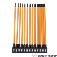 LEMONTREE9GP 13pcs Screwdriver Bit Set, 6-Point Star CNC|Tips Impact Driver Bit Set, Durable 6-Inch 