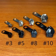 #3 #5 #8 #10 YKK Nylon Kepala Zip Slider / #3 #5 #8 #10 YKK Nylon Slider Zip Head Kepala Zip