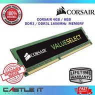 Corsair DDR3 8GB / 4GB PC1600 1600MHZ / DDR3L 8G 4G 1.35V or 1.5V Desktop Ram PC Memory (CMV4GX3M1A1