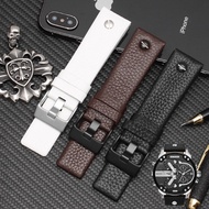 NM8B [Please Look for the Model] Adapt to Competition DIEL Genuine Leather Watch Strap DZ7257 DZ4318