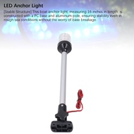 สมอเรือน้ำหนักเบา4000-4500K สีขาว16นิ้ว IP66กันน้ำ3W 360องศาพับไฟ Stern ลง12-24VDC สำหรับเรือสายไฟ5เ