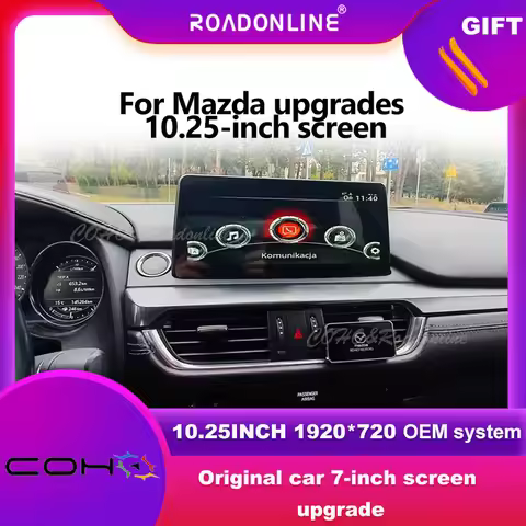For Mazda upgrades 10.25-inch screen Applies to Mazda 2 CX-3/ Mazda 3 / Mazda 6 / Mazda CX-5 CX-8 / 