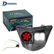 ไฟหน้าแต่ง Yamaha LC135 V1 EX135 เลนส์ดัดแปลง ไฟสูง ไฟต่ำ ไฟสปอตไลท์ LED ไฟส่องสว่างหลัก สำหรับดัดแป