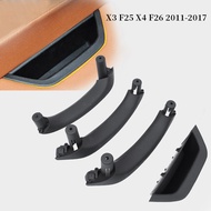 4Pcs/Set Car Interior Inner Door Handle Pull Trim Bowl For-Bmw F25 F26 X3 X4 2011-2017