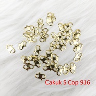 * * Emas Korea Accesspries Cangkuk S Cop 916 916 Gold Pendant 916 Charm Gold Pendant 916 Gold Charm