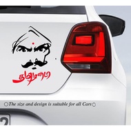 TSD034 - BHARATHIYAR TAMIL - THAMIZHANDA - CAR STICKER - A4 SIZE