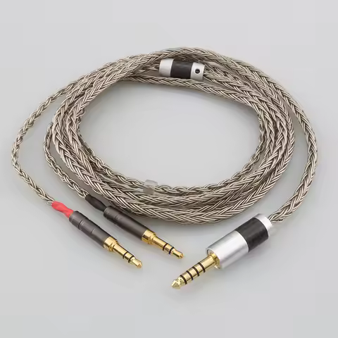 4 pin Xlr 4.4 2.5mm16 Cores Headphone Earphone Cable For 3.5 Hifiman Ananda sundara HE1000se HE6se h
