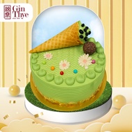 [Gin Thye] Japanese Matcha Green Tea Cake 5/ 7 inch Fresh Baked Made in SG Birthday Celebration
