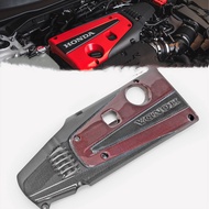 For Honda 11th Civic Type-R FL5 OE Type Engine cover Real Red carbon K20c1 Engine Cover