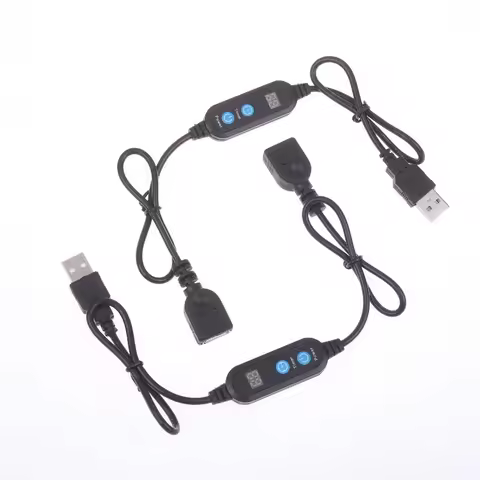 For LED Strips Fan Motors USB Countdown Timer Cord Digital Timer Switch Cable Auto Cutoff Connector