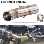 Exhaust For Yamaha FZ8 FZ 8 FZ8N FZ8S F Z8 S Motorcycle Modifiedsl Slip On For Yamaha Middle Pipe Mu