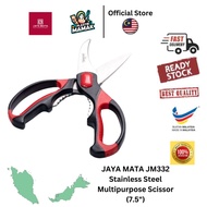 【Plastikmamak】JAYA MATA JM332 Stainless Steel Multipurpose Scissor (7.5")