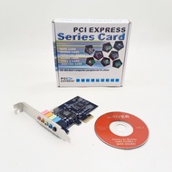 PCIE TO SOUND 5.1 SUPPORT WIN XP/7/8 PCI EXPRESS SOUND 5.1 3D SOUND CARD