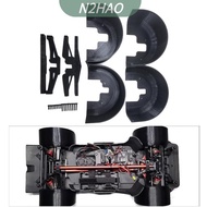 【N2HAO】 1ชุดสำหรับ Mjx 7303 Hyper Go 1 7รถ RC C3ซีตรองรถออฟโรดจำลองการอัพเกรดบังโคลนหน้าหลังแบบจำลอง
