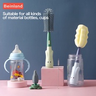 Nipple brush sponge bottle brush set baby bottle silicone bottle brush cleaning sponge cup brush bot