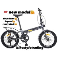 HOTTEST SPORTS 20" SENSAH 8 Speed Aluminum Folding Bike / Basikal Lipat Aluminum 2034