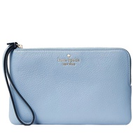 Kate Spade Leila Medium L-Zip Wristlet in Polished Blue kb684