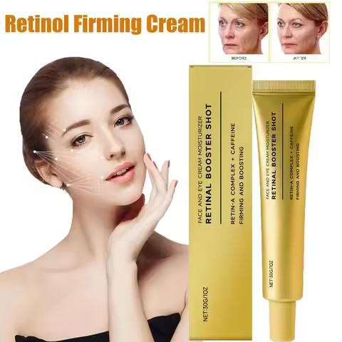Retinol Firming Cream with Caffeine Tighten Skin Elasticity Strengthened Barrier Protection Rejuvena