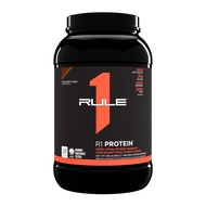 Rule 1 R1 Protein, Chocolate Fudge - 2.01 lbs Powder - 25g Whey Isolate & Hydrolysate + 6g BCAAs - 2