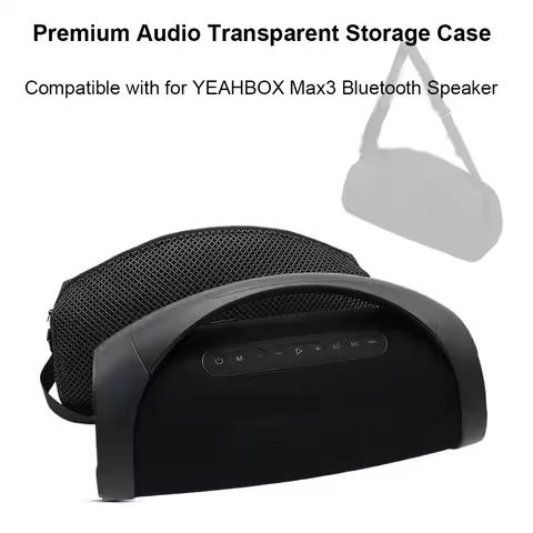 Newest Portable Wireless Bluetooth-compatible Sound-Transmitting Fabric Pouches for YEAHBOX Max3 Spe