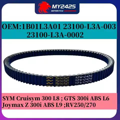 My2425 Kevlar Drive Belt For SYM Cruisym 300 L8/Joymax Z 300i ABS L9/GTS 300i ABS L6/RV250 RV270 RV/