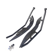 TYJKO SEMSPEED กันชนหน้าสำหรับมอเตอร์ไซค์ Honda PCX160 2021-2022 2023 CNC แผ่นแป้นเหยียบที่พักเท้าหน