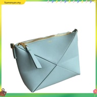 New Style Foldable Geometric Portable Female Bag French Underarm Bag Leather Shoulder Lunch Box Fash