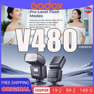 Godox Ving V480 for C/S/N/O/F TTL Li-ion On-camera Flash Light for Sony for Canon for Nikon pk V860I