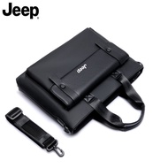 [JEEP] Business Casual Men's Bag Briefcase Multifunctional Handbag Large Capacity Conference Office 