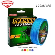 Proberos Casting 4 PE Line Braided Line Fishing Line 100M x4 Strong Lines 6lb 8lb 10lb 15lb 20lb 25l