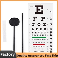 Eye Chart, Eye Chart No Fading for School Home Physical Examination Center Visual Acuity Measuring E