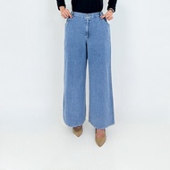 Lezahrasignature Kulot Jeans HighWaist Super Soft Denim Length 100cm Palazzo Denim Linda