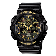 CASIO 手錶 G-SHOCK BASIC 迷彩錶盤系列 GA-100CF-1A9JF