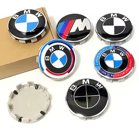 4pcs 56mm 68mm BMW wheel center cover, replacement cover, suitable for BMW E39 F25 E60 E91 E87 F10 F