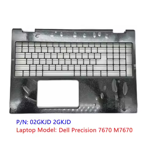 Black Orig New For Dell Precision 7670 M7670 Palmrest Upper Case Cover Case 02GKJD 2GKJD
