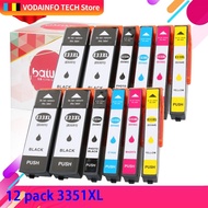 #Blue fantasy# QSYRAINBOW 33XL Replacement ink cartridge For Epson T3351 T3361 XP530 XP630 XP830 XP635 XP540 XP640 XP645 Printer E33XL