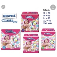 DIAPEX Cutie Dry Diapers Tape- All Size