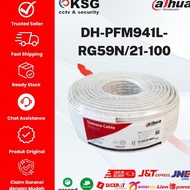 Wholesale Coaxial Power Cctv Cable Rg59 D@Hua Dh-Pfm941I-Rg59N21-100 (1 Roll = 100 Meters)