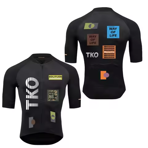 Men Cycling Jersey Pro Team TKO High Quality Short Sleeve PNS Cycling Jersey Maillot Ciclismo Hombre