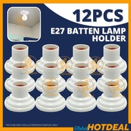 12PCS E27 Batten Holder Wedge Holder Wall Mount Lamp Tapak Mentol E27 Lampu Mentol Gantung Lampu Sil