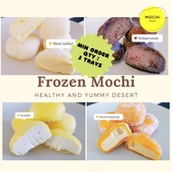 [ Min purchase 3 trays] Frozen Mochi Ice Cream Mochi Halal 4pcs per tray 60g